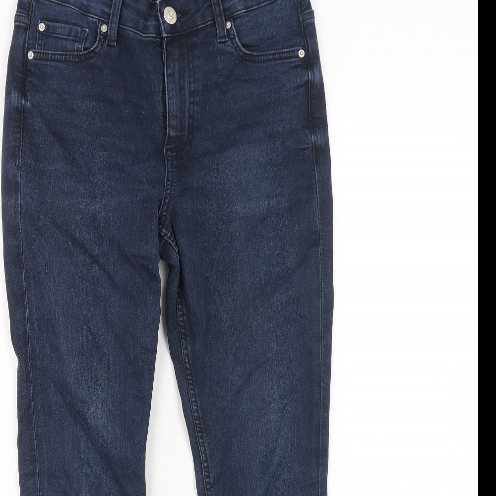 Womens UK Size 10 Marks and Spencer Regular Fit Skinny Blue Jeans