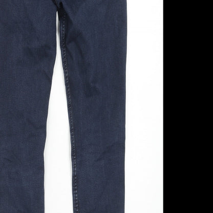 Womens UK Size 10 Marks and Spencer Regular Fit Skinny Blue Jeans