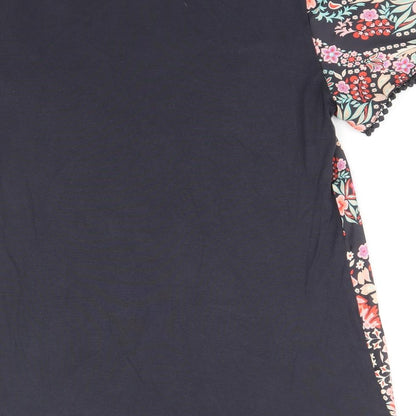 Womens UK Size 14 Dorothy Perkins Multicoloured Basic Blouse