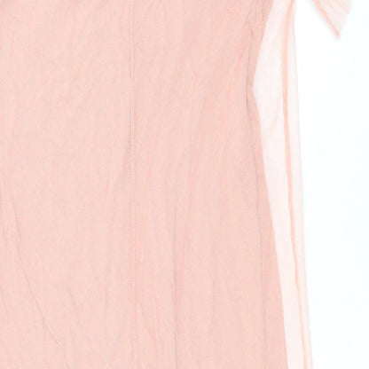 FOREVER 21 Womens Pink Polyester T-Shirt Dress Size M Round Neck Pullover