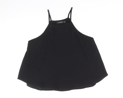 Womens UK Size 10 Glassons Black Basic Tank