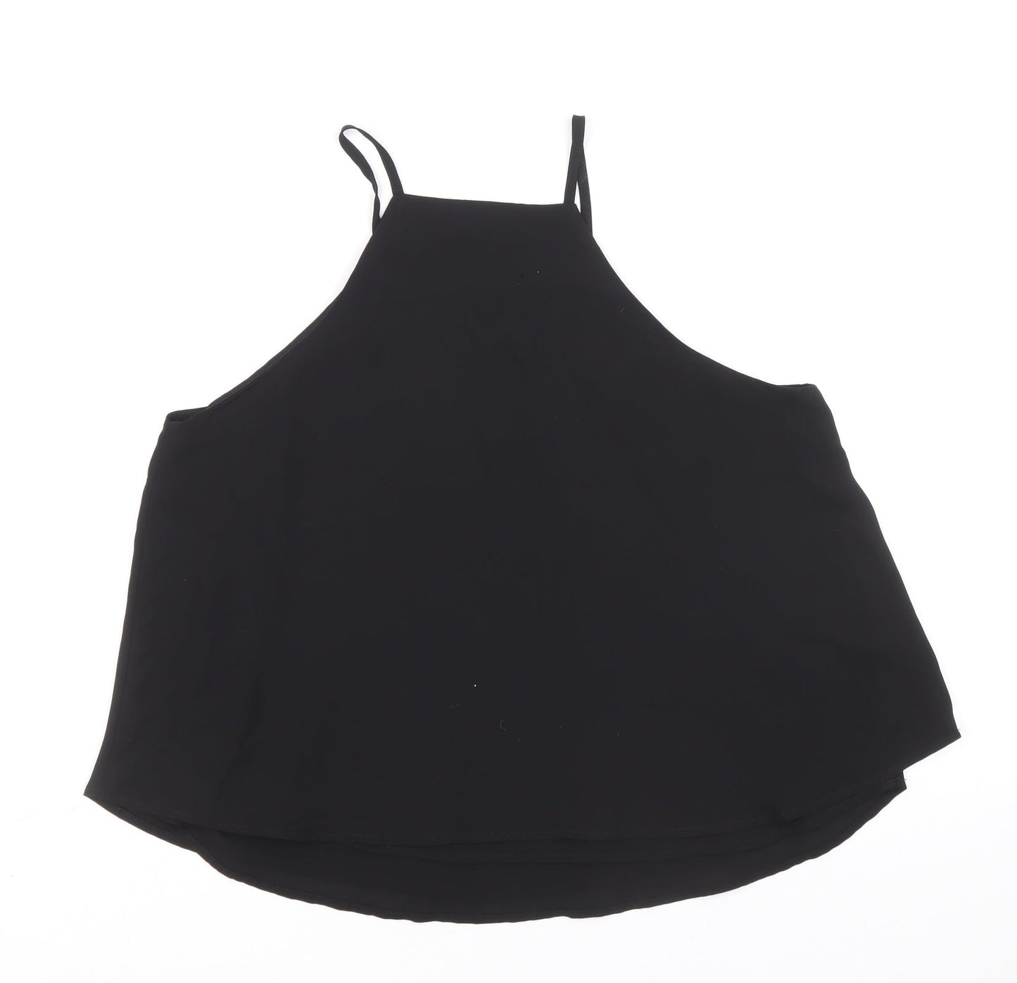 Womens UK Size 10 Glassons Black Basic Tank