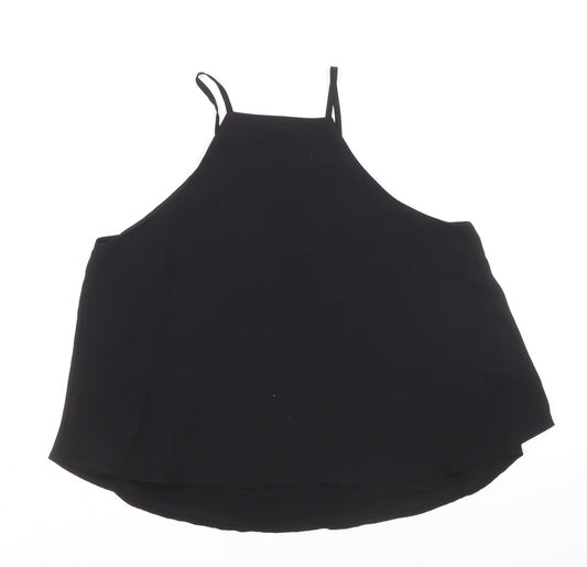 Womens UK Size 10 Glassons Black Basic Tank