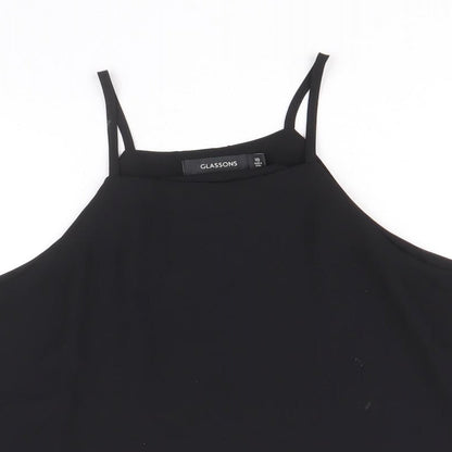 Womens UK Size 10 Glassons Black Basic Tank