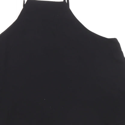 Womens UK Size 10 Glassons Black Basic Tank