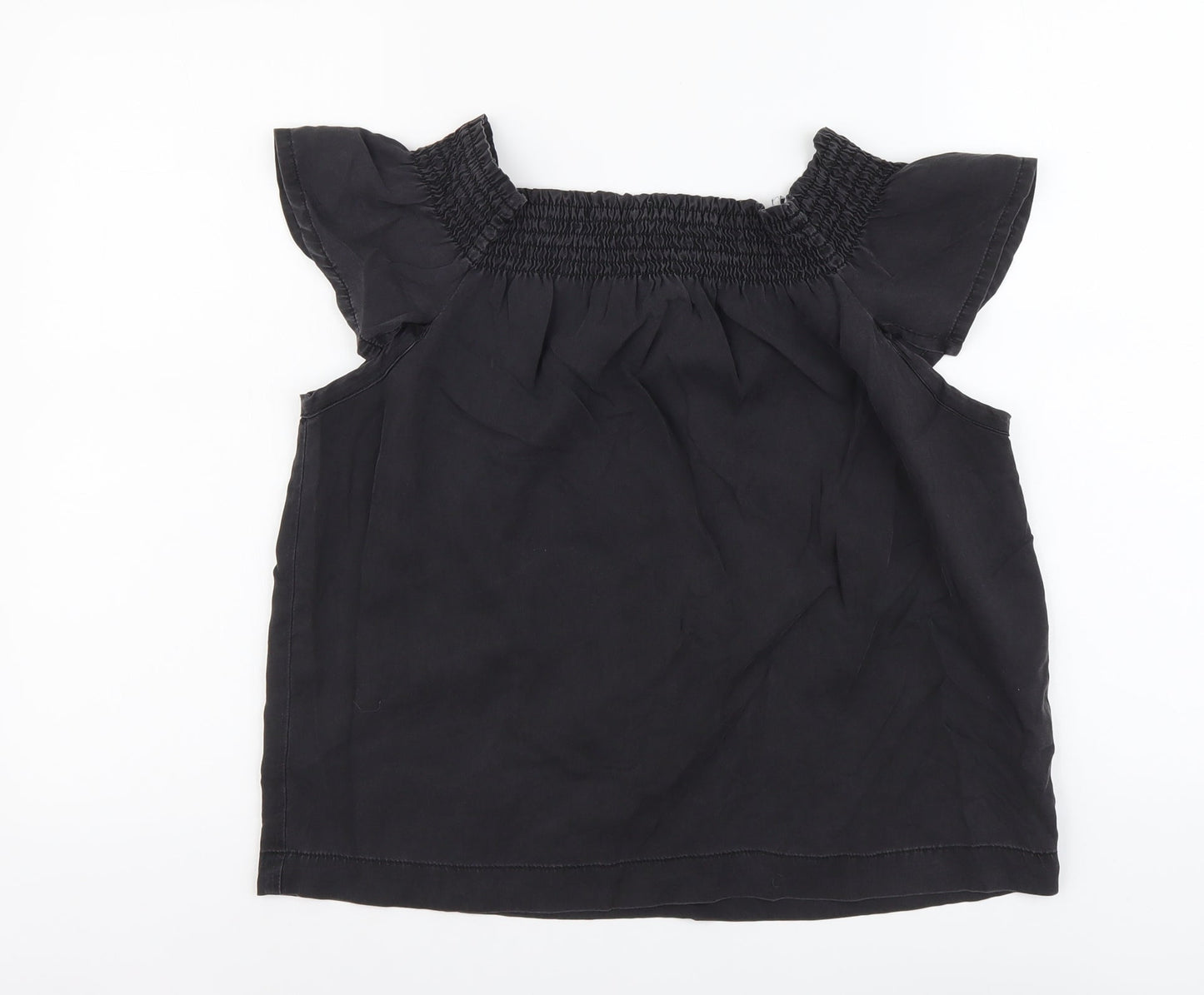 Womens UK Size 12 NEXT Black Basic Blouse