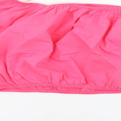 Womens UK Size 18 Marks and Spencer Pink Cropped Blouse