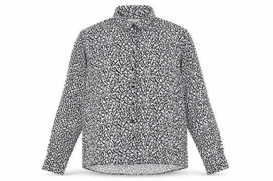 Womens UK Size M Pull&Bear Black Basic Button-Up