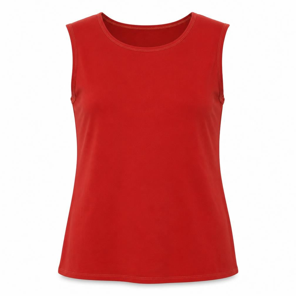 Womens UK Size 14 Saloos Red Basic Tank