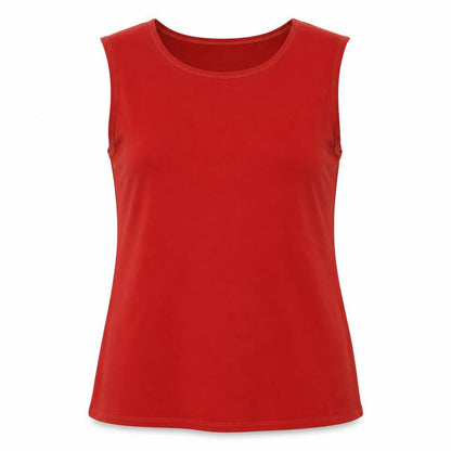 Womens UK Size 14 Saloos Red Basic Tank