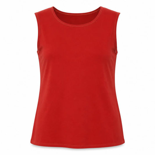 Womens UK Size 14 Saloos Red Basic Tank