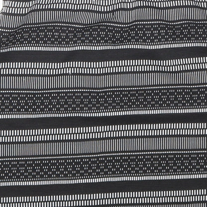 Atmosphere Womens Black Geometric Polyester Bandage Skirt Size 8 Hook & Loop