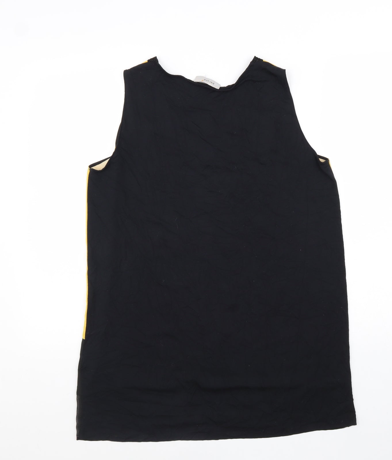 Womens UK Size 14 Per Una Black Basic Tank