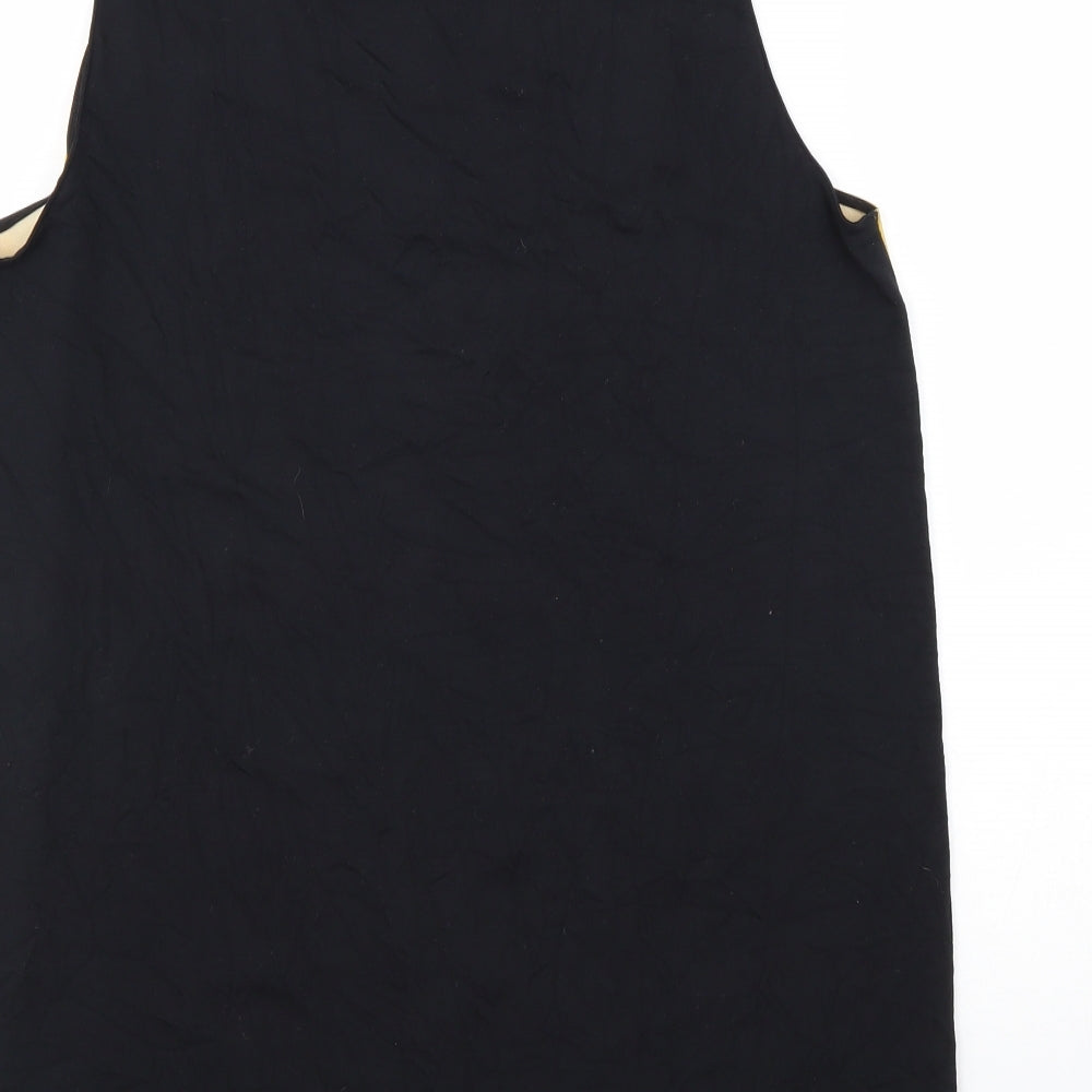 Womens UK Size 14 Per Una Black Basic Tank