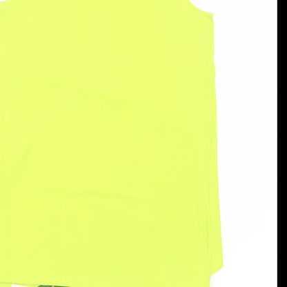 Womens UK Size 10 NEXT Yellow Wrap Tank