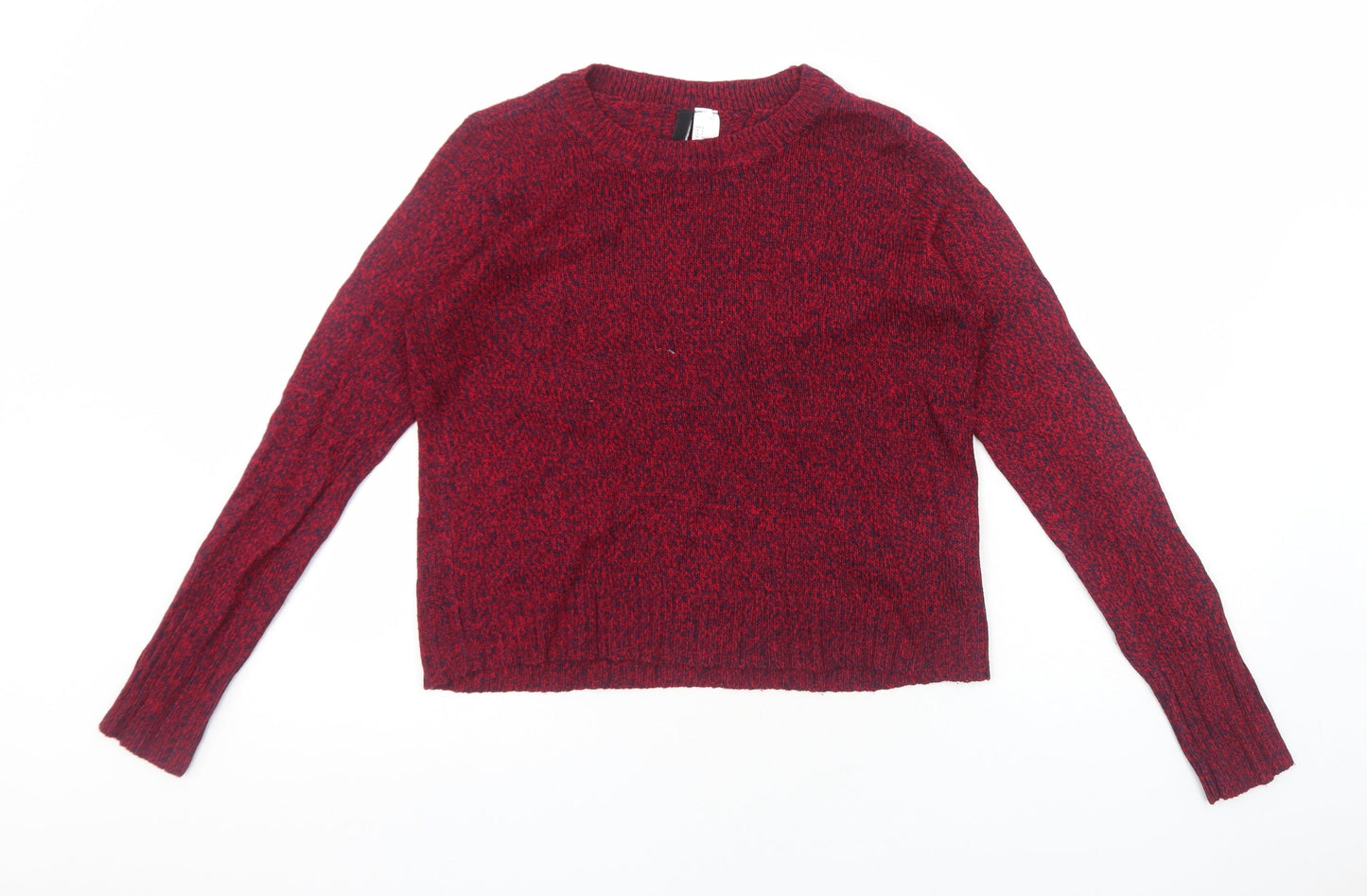 Womens UK Size S H&M Red Pullover Jumper