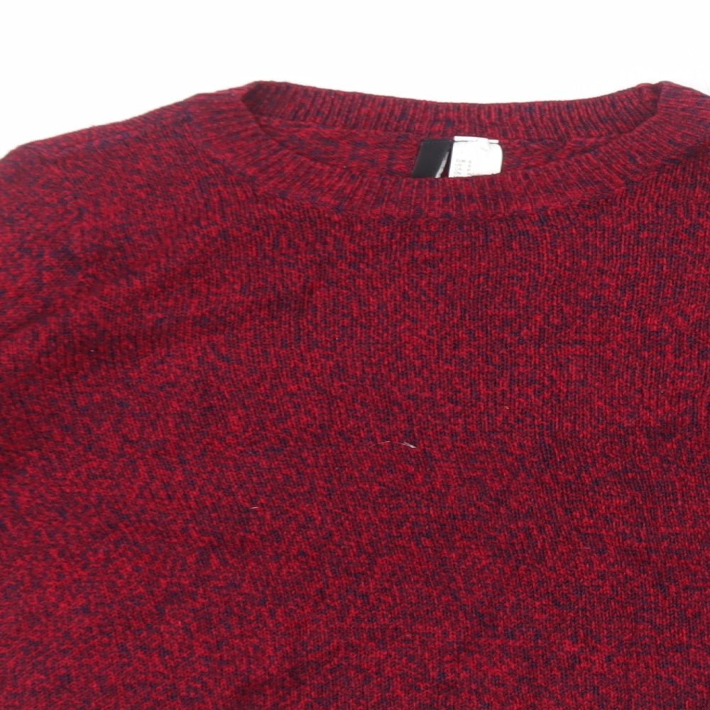 Womens UK Size S H&M Red Pullover Jumper
