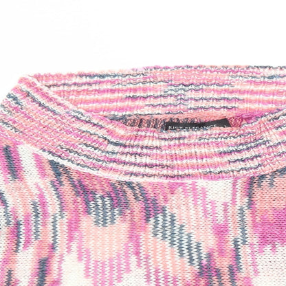 Womens UK Size L Just Elegance Pink Pullover Jumper