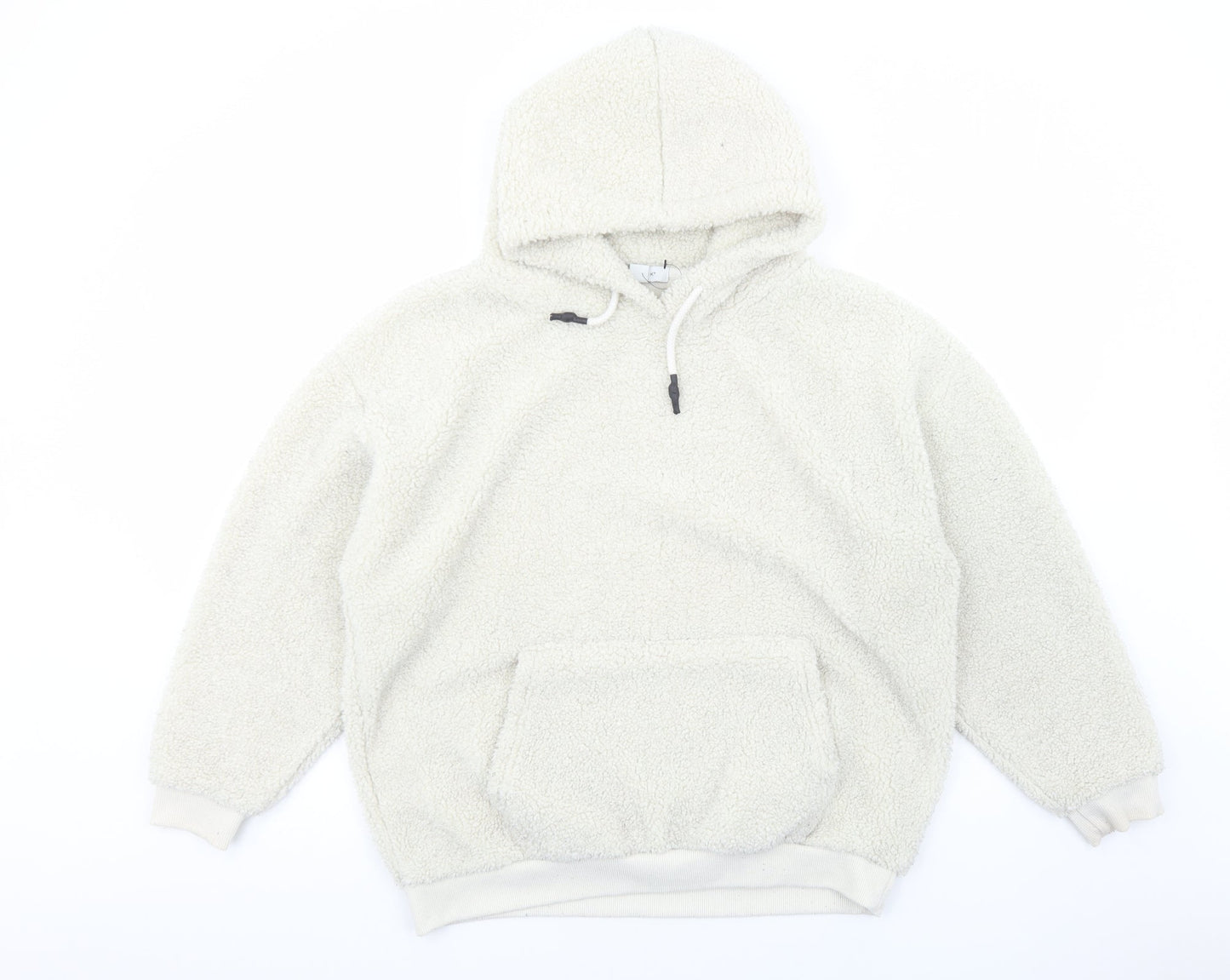 Primark Womens Ivory Polyester Pullover Hoodie Size S Pullover