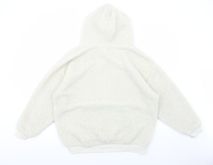 Primark Womens Ivory Polyester Pullover Hoodie Size S Pullover