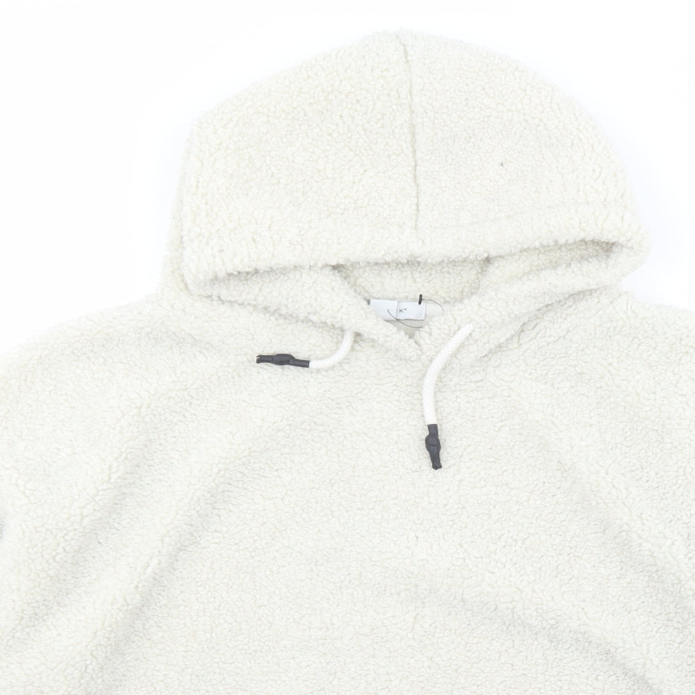Primark Womens Ivory Polyester Pullover Hoodie Size S Pullover