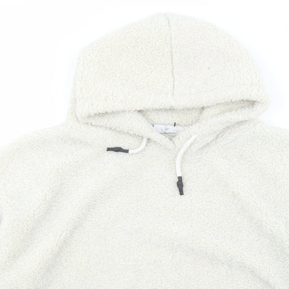 Primark Womens Ivory Polyester Pullover Hoodie Size S Pullover