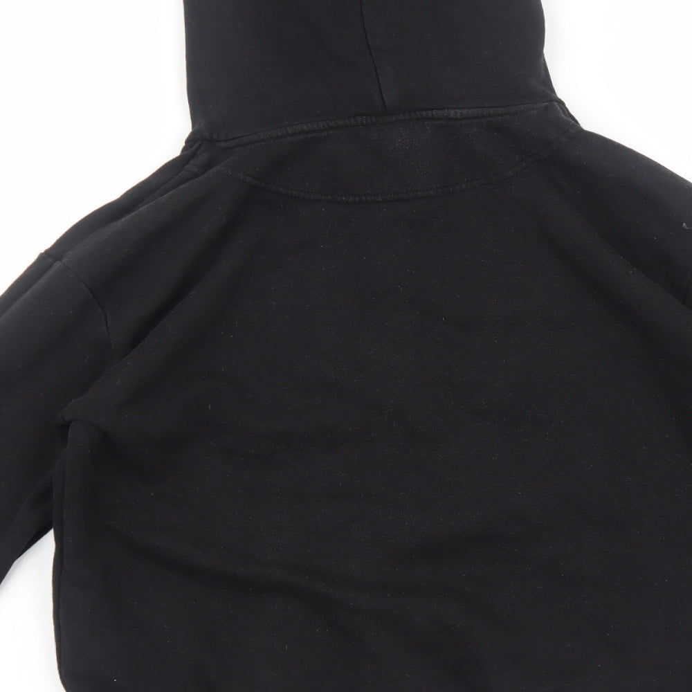 H&M Womens Black Cotton Pullover Hoodie Size XS Pullover