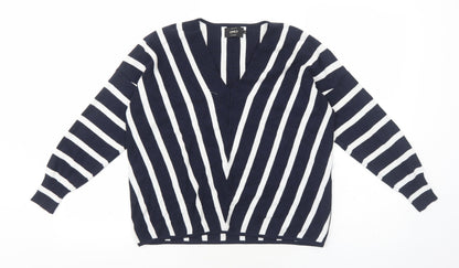 Womens UK Size S Only Blue Pullover Jumper
