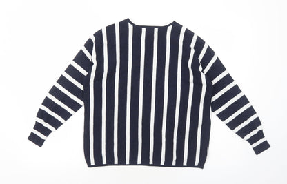 Womens UK Size S Only Blue Pullover Jumper