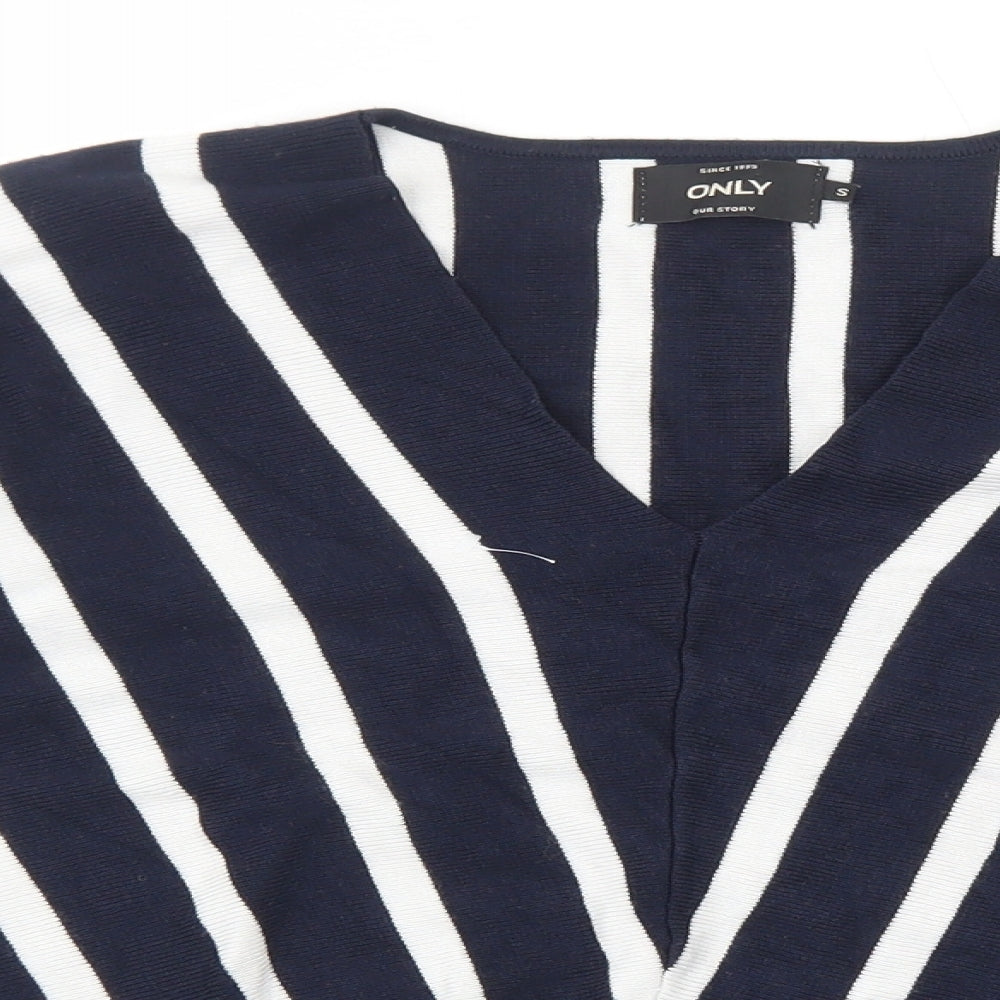 Womens UK Size S Only Blue Pullover Jumper