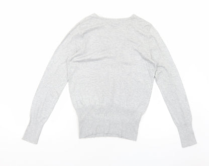 Womens UK Size 14 Dorothy Perkins Grey Pullover Jumper