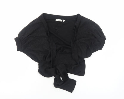 Womens UK Size 6 New Look Black Shrug Jumper