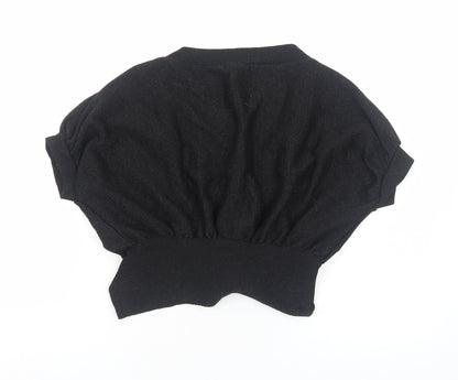 Womens UK Size 6 New Look Black Shrug Jumper