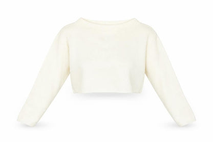Womens UK Size M Boohoo Ivory Pullover Jumper