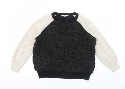 Womens UK Size 12 NEXT Black Pullover Jumper