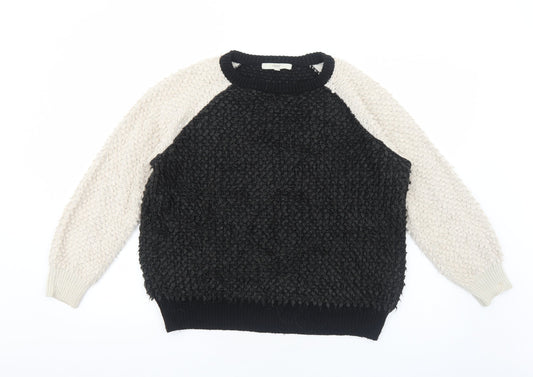 Womens UK Size 12 NEXT Black Pullover Jumper