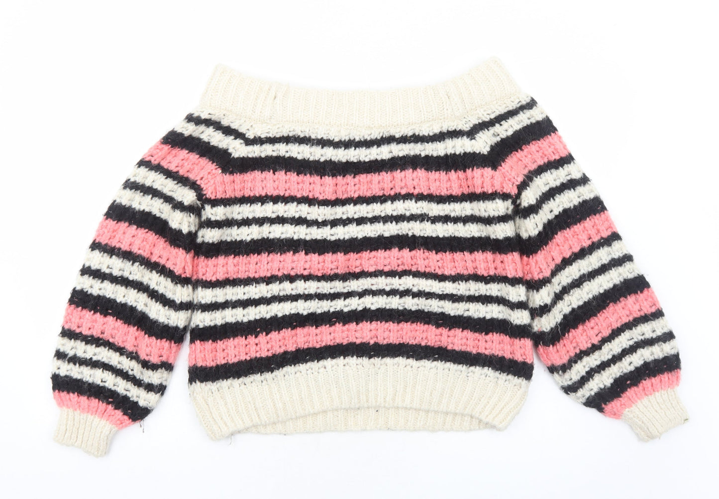 Womens UK Size 8 River Island Pink Pullover Jumper