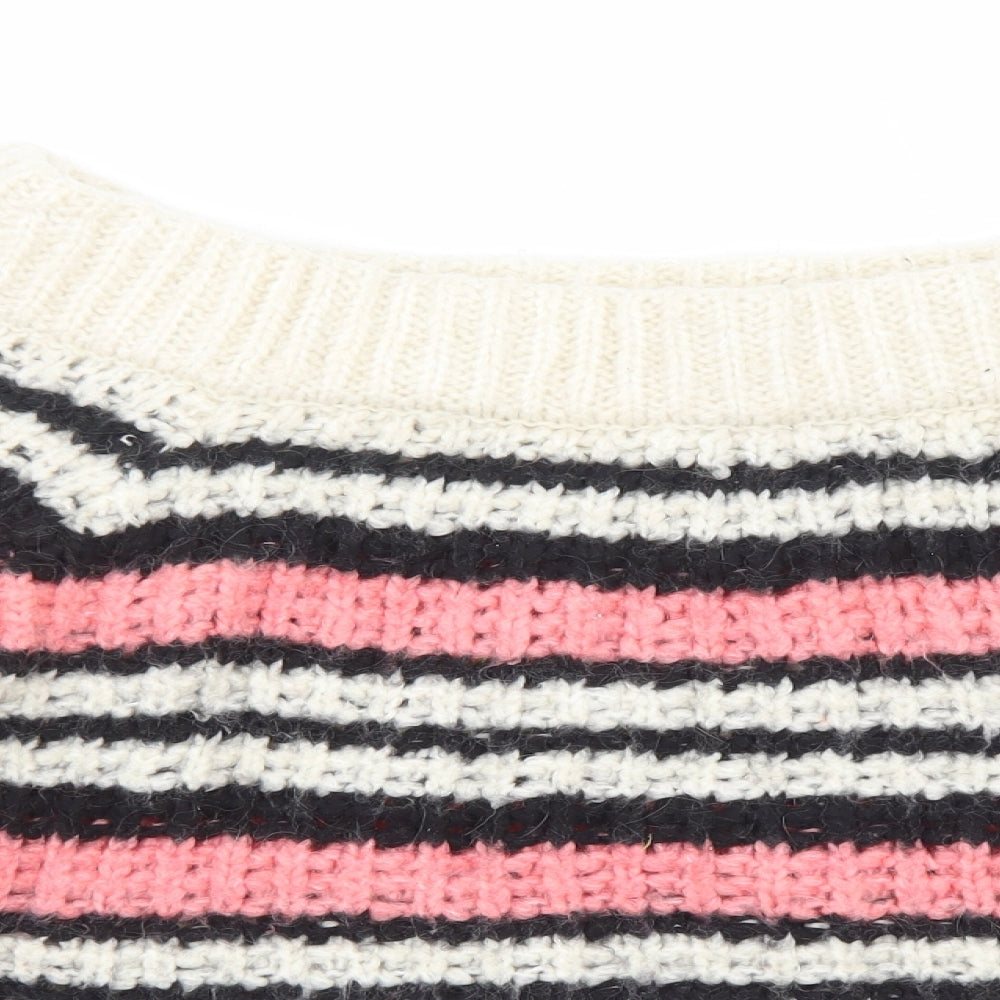 Womens UK Size 8 River Island Pink Pullover Jumper