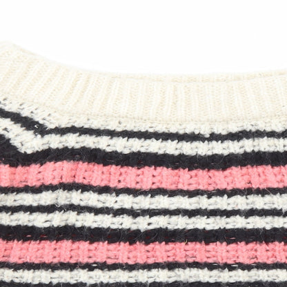 Womens UK Size 8 River Island Pink Pullover Jumper