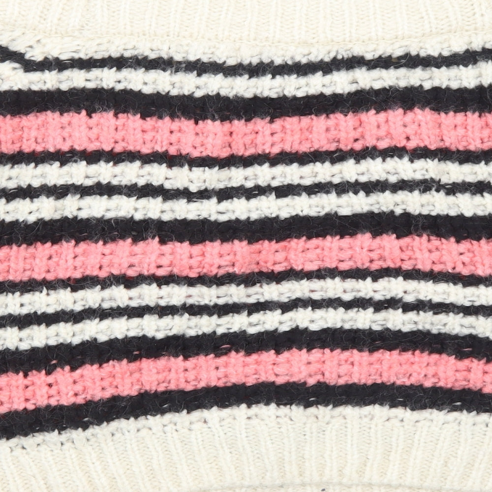 Womens UK Size 8 River Island Pink Pullover Jumper