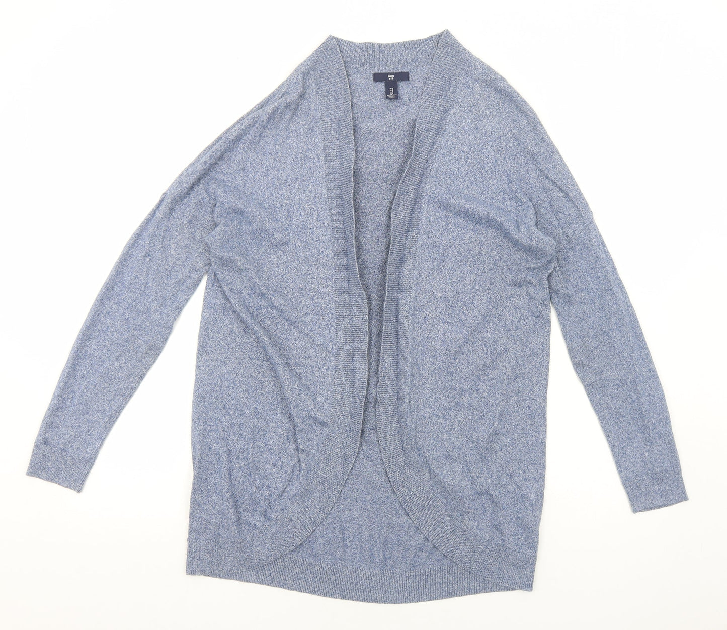 Gap Womens Blue V-Neck Cotton Cardigan Jumper Size S