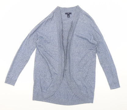 Gap Womens Blue V-Neck Cotton Cardigan Jumper Size S