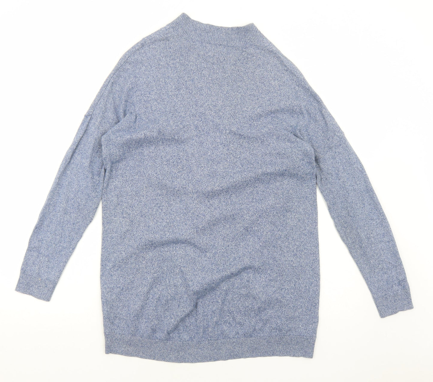 Gap Womens Blue V-Neck Cotton Cardigan Jumper Size S