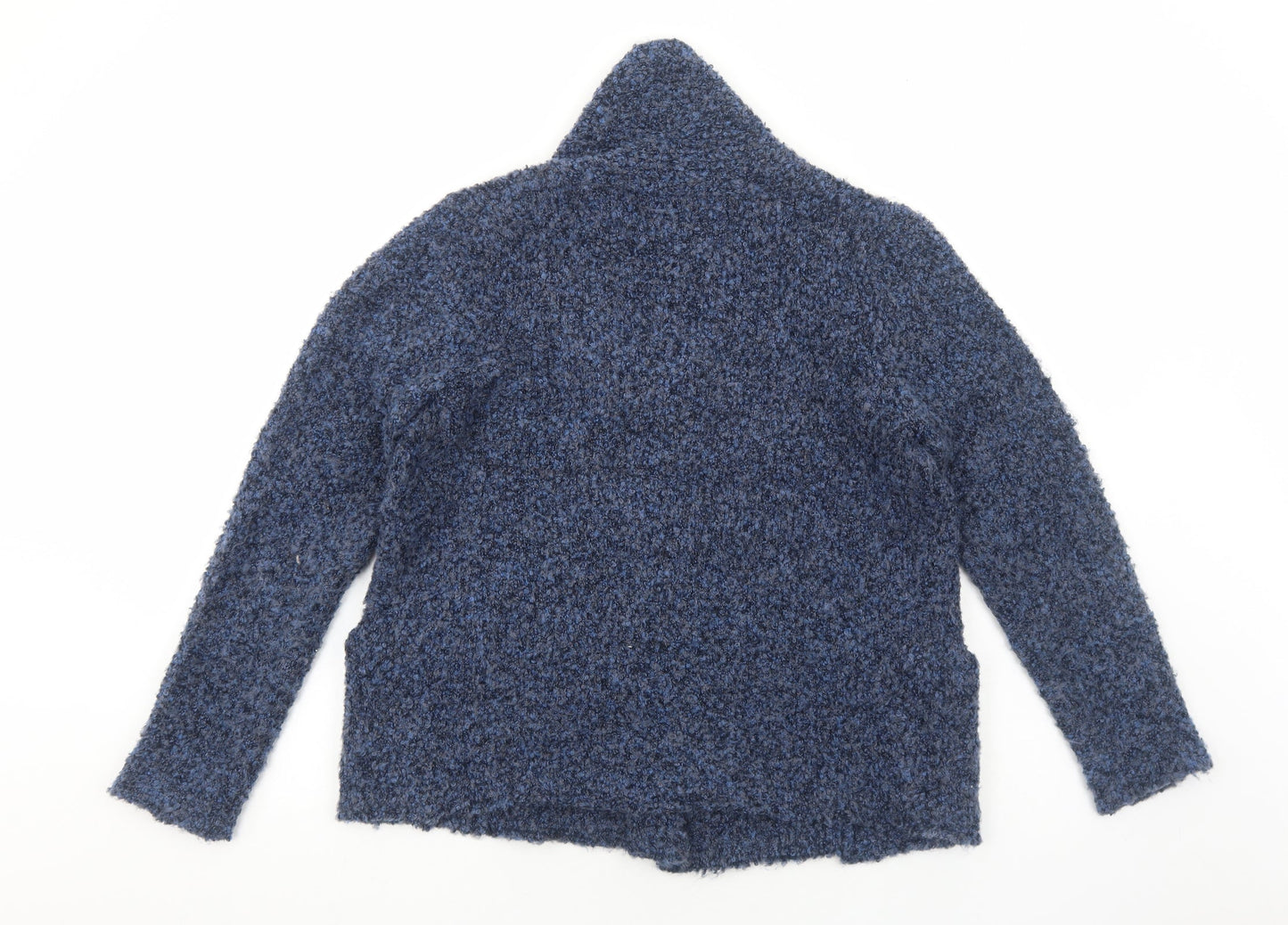 Womens UK Size S EWM Blue Cardigan Jumper