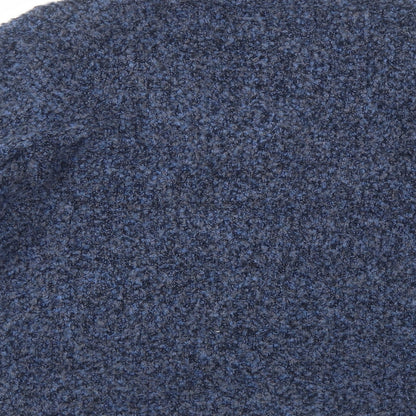 Womens UK Size S EWM Blue Cardigan Jumper