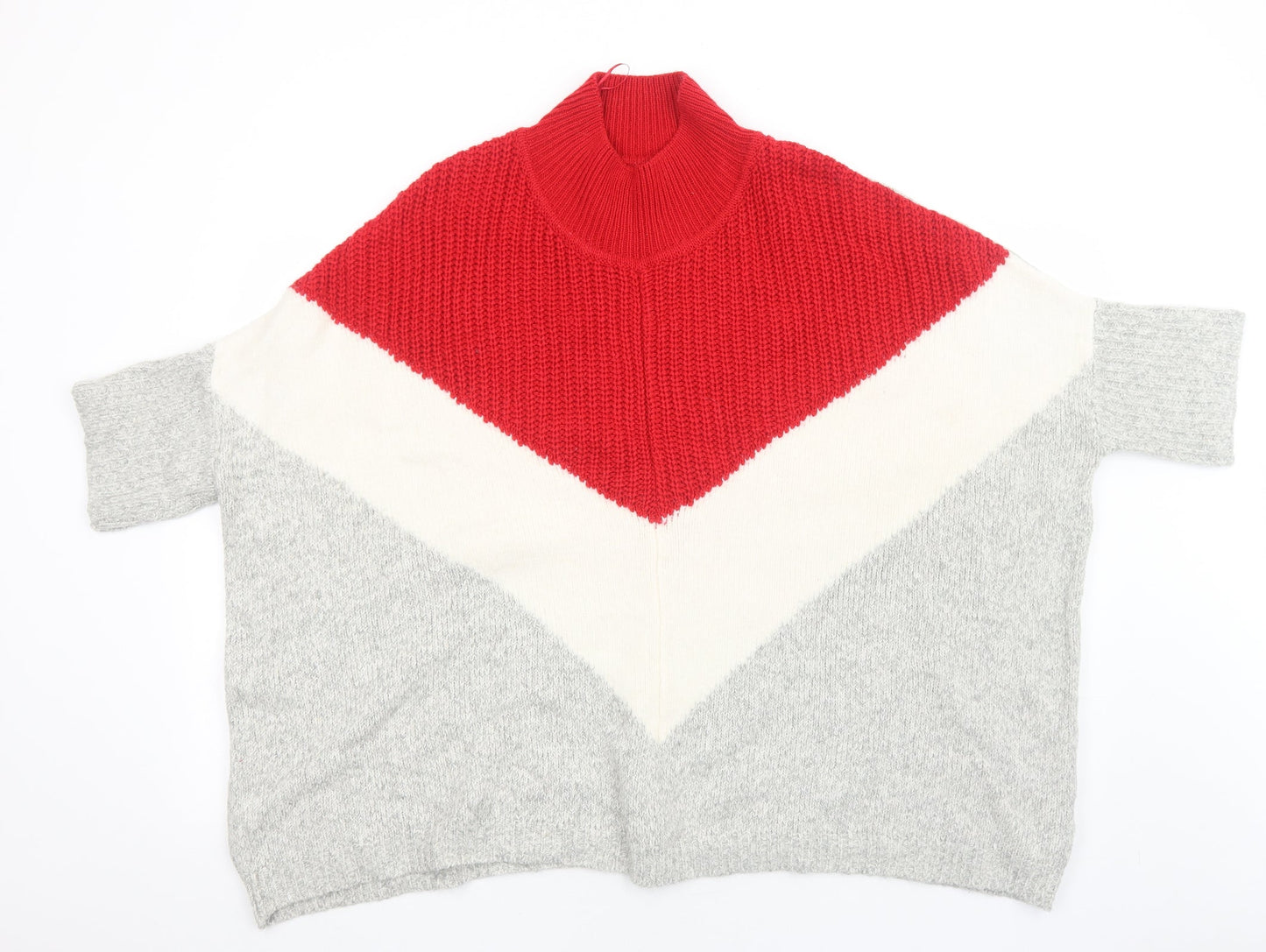 Womens UK Size M Marks and Spencer Red Pullover Jumper