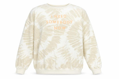 Womens UK Size S H&M Beige Pullover Sweatshirt