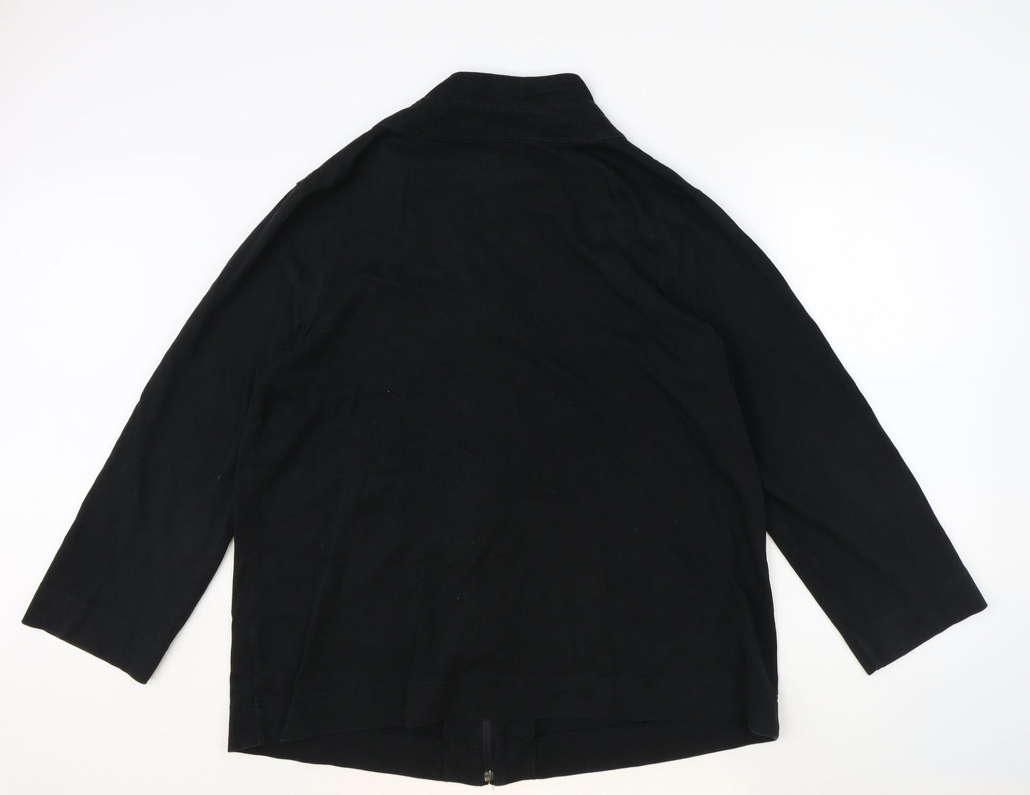 Mens UK Size XL Orvis Black Overcoat