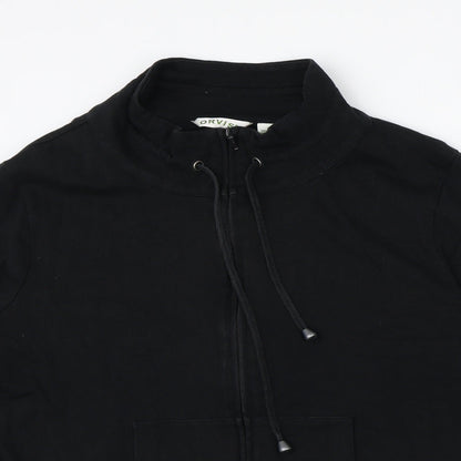 Mens UK Size XL Orvis Black Overcoat