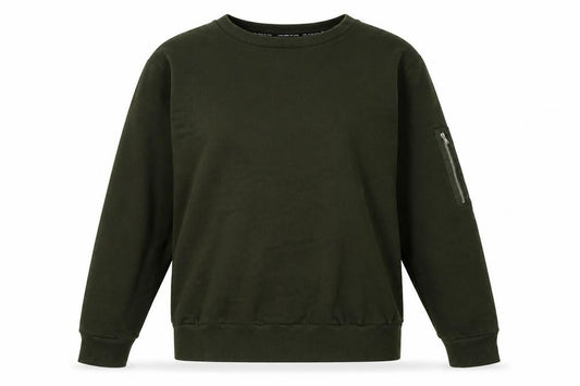 Womens UK Size M Brave Soul Green Pullover Sweatshirt